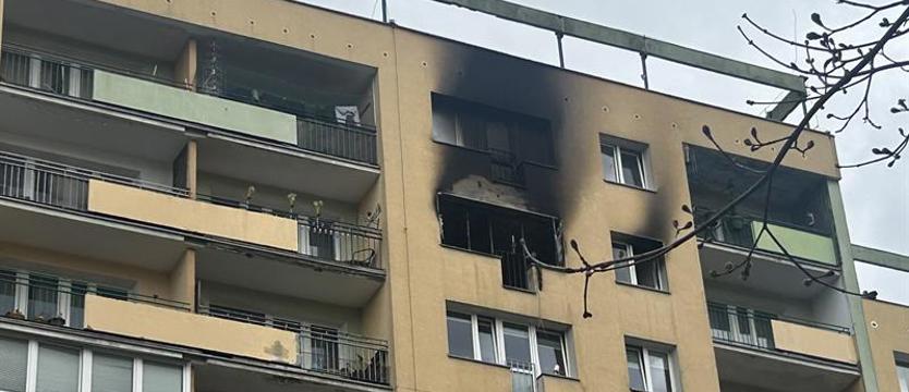 Pożar mieszkania w bloku przy ul. 1 Maja w Szczecinie. Nie żyje kobieta