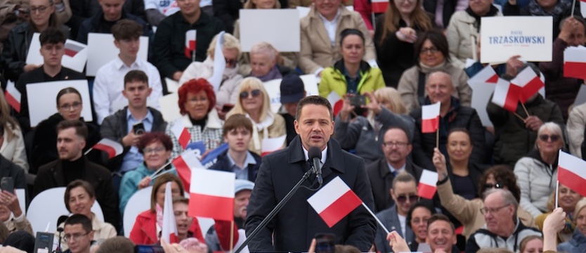 Trzaskowski w Szczecinie. „Rafał, trzaśnij te wybory”