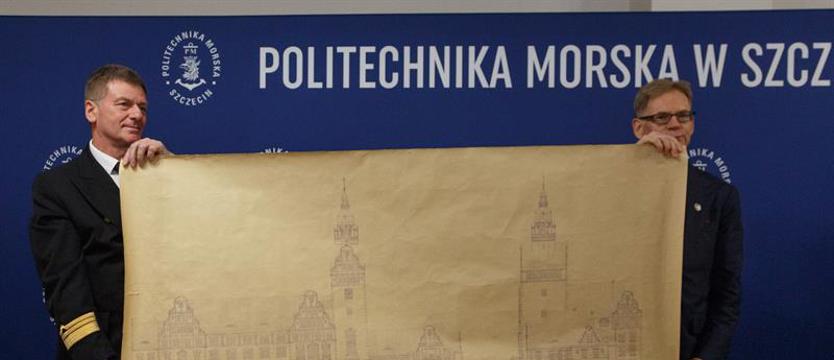 Naukowcy trafili na niemieckie plany. Nad dzisiejszą Politechniką Morską miała górować wieża
