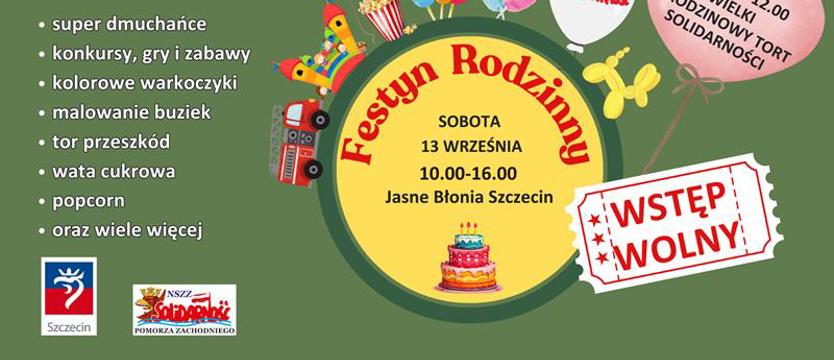 W sobotę festyn na Jasnych Błoniach. „Solidarność” świętuje