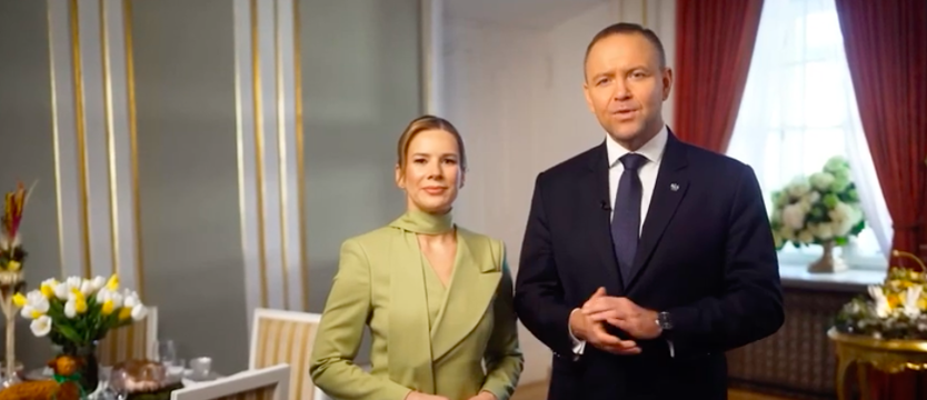 Para prezydencka złożyła Polakom życzenia wielkanocne