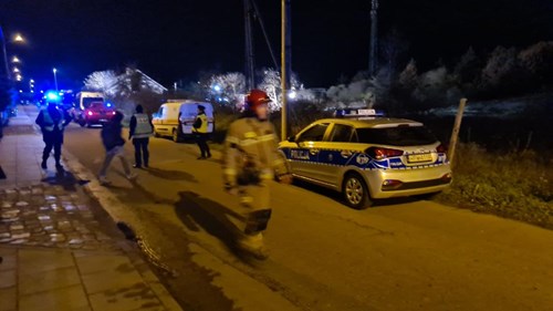 Wybuch gazu przy ul. Srebrnej w Szczecinie Fot. Dariusz Gorajski