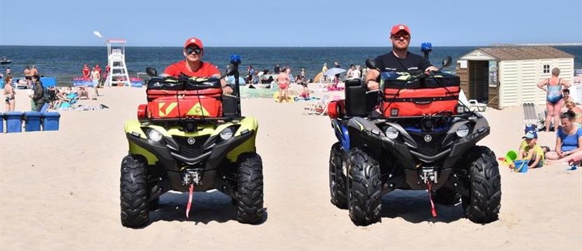 Grizzly na plaży. Ratownicy się cieszą