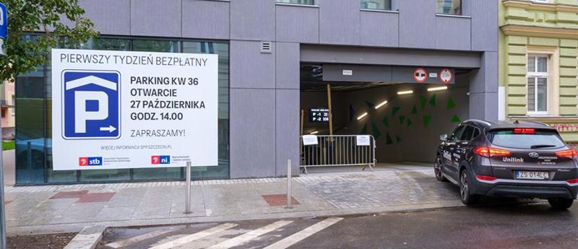 Pierwszy miejski parkingowiec w Szczecinie otwarty