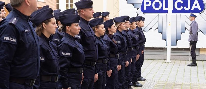 Sześćdziesięciu nowych policjantów 