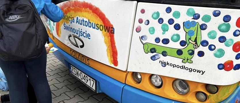 Kolorowy autobus