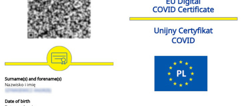 Od wtorku można pobierać Unijne Certyfikaty COVID