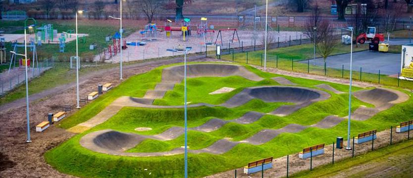 Pumptrack na osiedlu Kasztanowym otwarty
