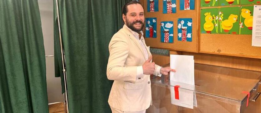 Dariusz Olech już po głosowaniu