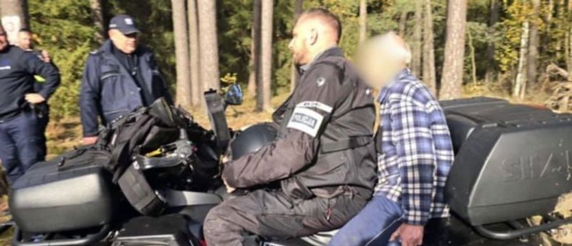 Odnaleźli 83-letniego grzybiarza. Noc spędził w lesie