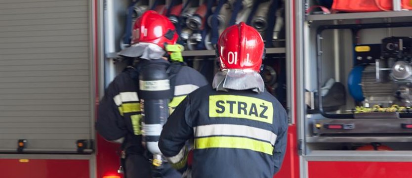 Trwa dogaszanie pożaru w szpitalu na Pomorzanach