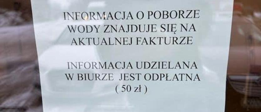 Kosztowna informacja. Pytasz? Płacisz!