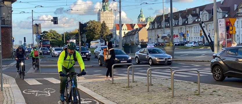 O rowerzystach w Szczecinie - w ŚRODKU
