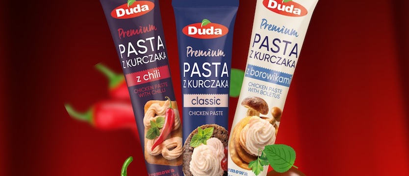 Pierwsza w Polsce pasta z kurczaka w tubce od marki Duda już w sprzedaży