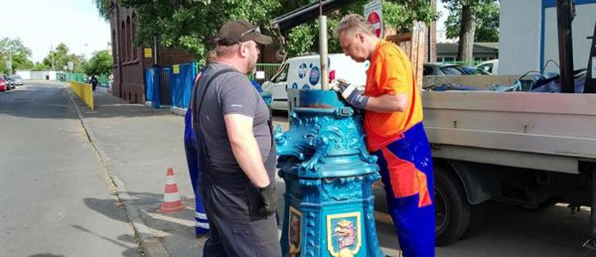 Trwa przegląd miejskich pomp. Berlinka z Pomorzan