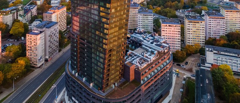 Koniec prac budowlanych w Hanza Tower