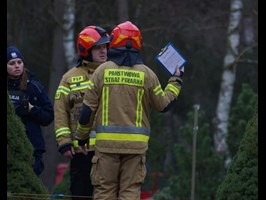 Pożar w domu opieki w Strumianach. Ewakuowano podopiecznych