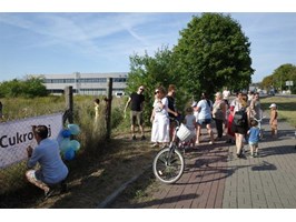 Inicjatywa obywatelska: „TAK dla parku przy Cukrowej". Mieszkańcy aranżują park