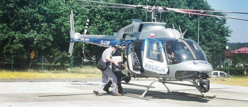 Policjanci lecieli z sercem na pokładzie ze Szczecina do Wrocławia