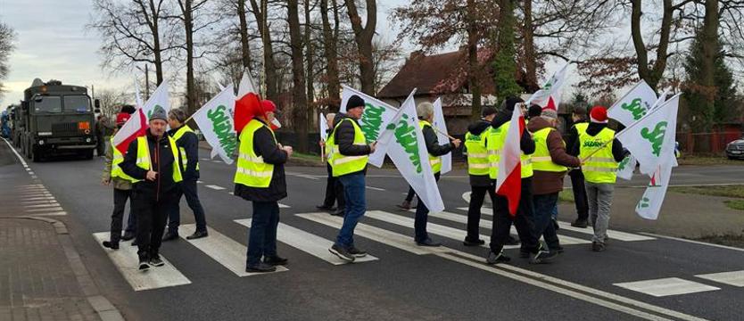 Rolnicy znów blokowali drogi. Kolejne protesty po nowym roku