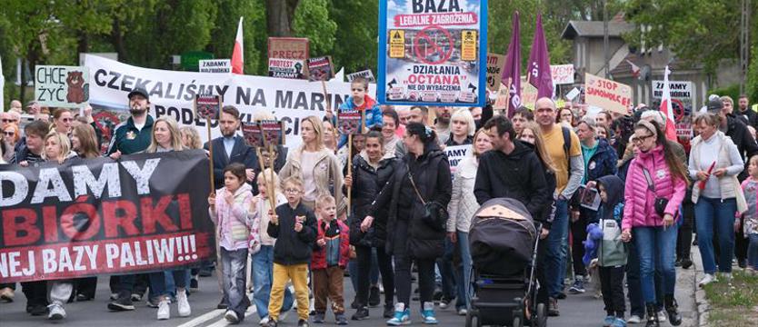 Mieszkańcy Podjuch przeciwko bazie paliw
