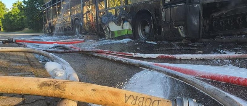 Autobus spłonął w Buku. Nie ma poszkodowanych