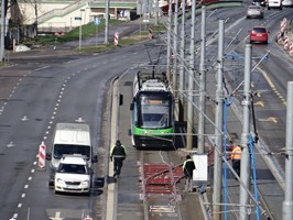 Wahadło na Energetyków dla tramwajów już działa