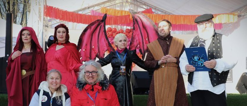 Smoczy Ród wspomógł WOŚP w Ogrodach Śródmieście