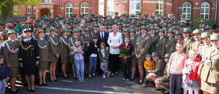Prezydent Duda w Koszalinie. Nominacje i podziękowania dla pograniczników
