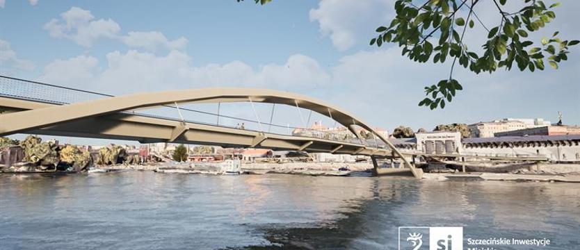 Służby przejadą kładką do Kępy Parnickiej