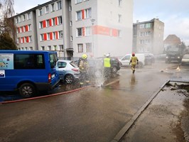 Na ulicy w Złocieńcu ulatniał się gaz. Ewakuowali mieszkańców i Jarmark Bożonarodzeniowy