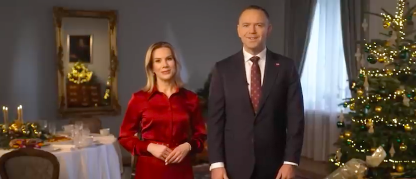 Para Prezydencka złożyła życzenia z okazji Świąt Bożego Narodzenia
