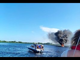 Sześć osób poszkodowanych w pożarze jachtu w Stepnicy
