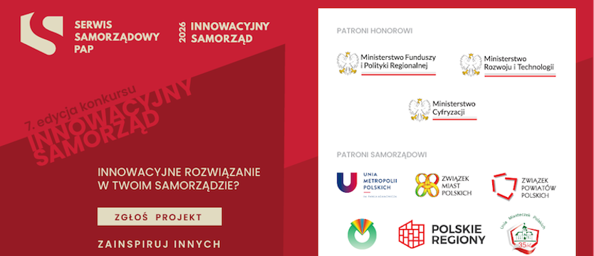 Trwa przyjmowanie zgłoszeń do konkursu Innowacyjny Samorząd 2026