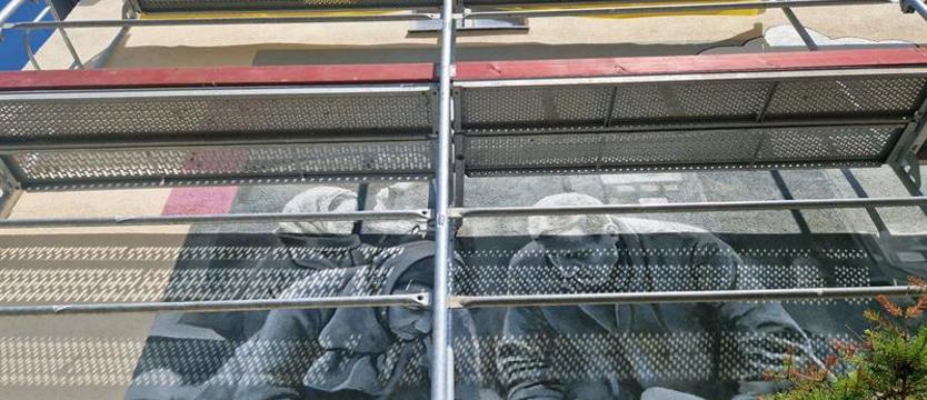 Nowy mural na Stołczynie. Upamiętnić pierwszych osadników