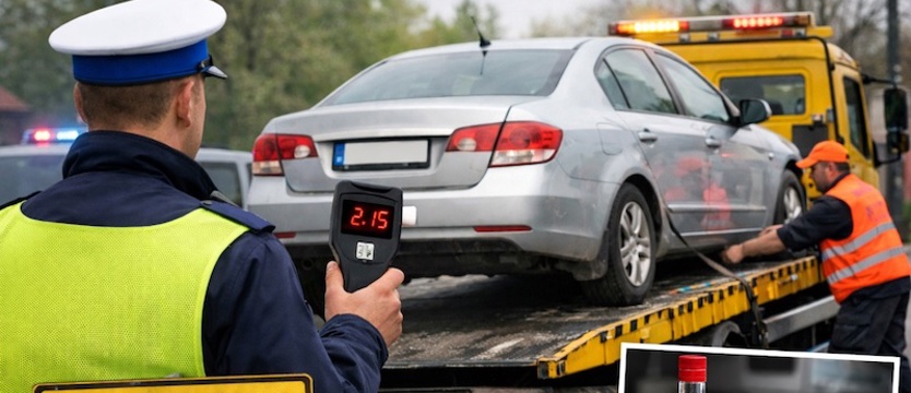 Ile aut skonfiskowano nietrzeźwym kierowcom w Zachodniopomorskiem