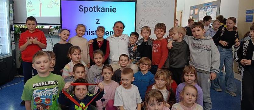 Mistrz olimpijski w szkole. Wyjątkowa lekcja w SP 20