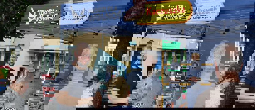 Sklep Kaczuszka stanął na pl. Adamowicza