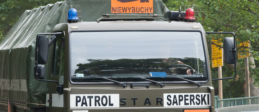 Niebezpieczne znalezisko w pobliżu jeziora Morzycko w Moryniu