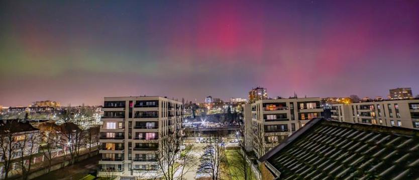 Nad Pomorzem Zachodnim pojawiła się zorza polarna