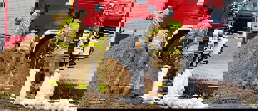 Zalewa w Stargardzie i okolicy. Strażacy walczą z podtopieniami