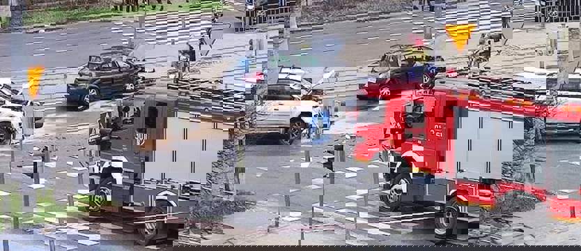 Groźny wypadek w centrum Szczecina. Są utrudnienia