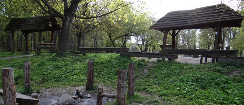 Paleniska, wiaty i polany w pięknych okolicznościach przyrody