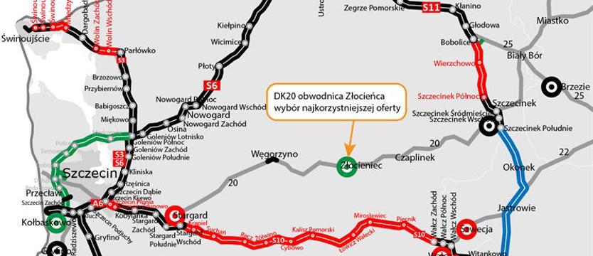 Jest wykonawca obwodnicy Złocieńca 