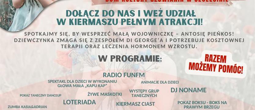 Kiermasz dla Antosi. Mała wojowniczka potrzebuje wsparcia