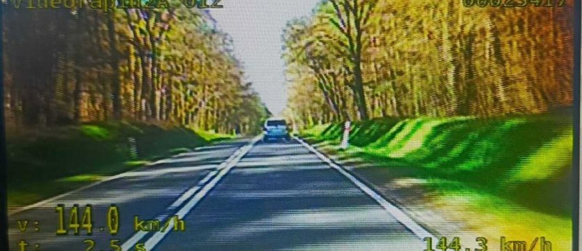 Zabrali cztery prawa jazdy za rażące przekroczenie prędkości