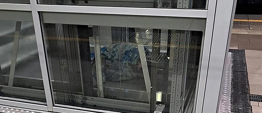 Bezdomni śpią w windach na stacji kolejowej