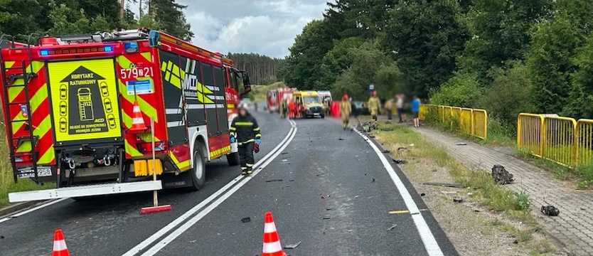 Tragiczny wypadek na DK 10. Droga zablokowana