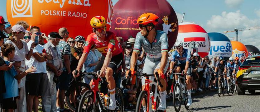 Kolarski wyścig Tour de Pologne w drodze do Szczecina