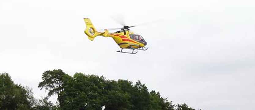 Pod Łobzem traktor przygniótł mężczyznę